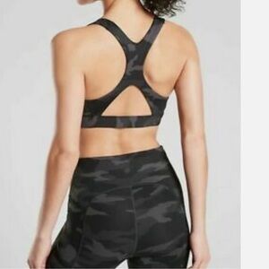 Athleta Ultimate Stash Pocket Camo Tight & sport bra
